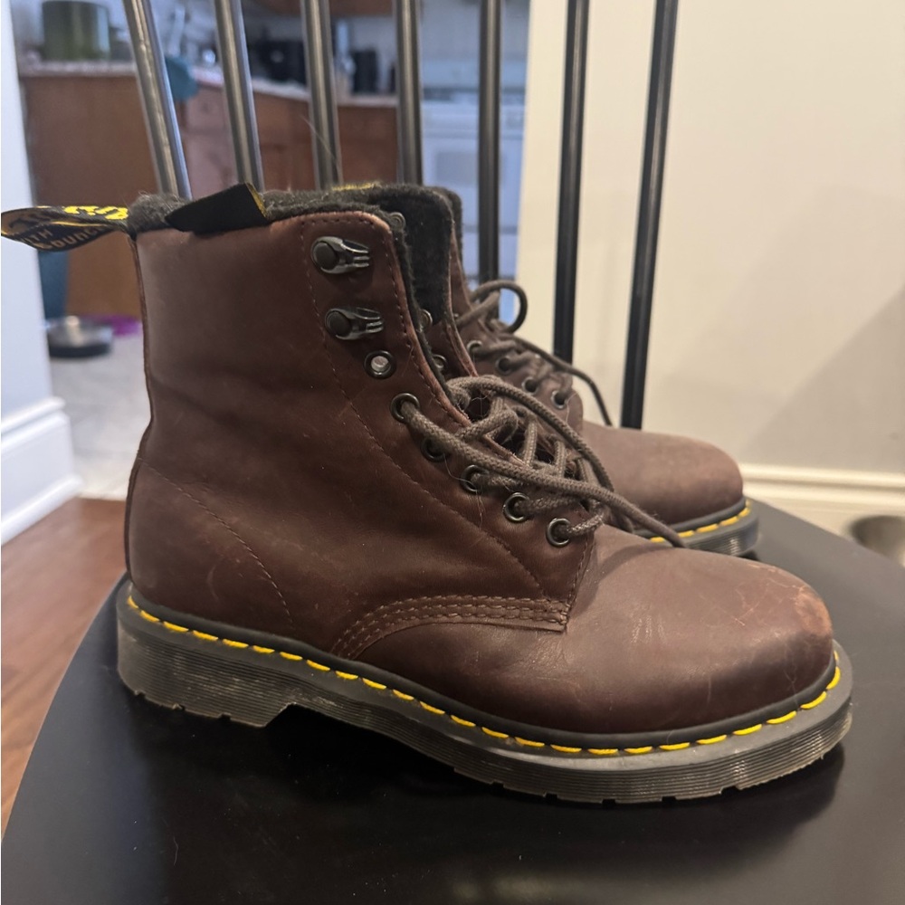 Dr Martens 1460 Pascal Fleece Lined Boots UK 6